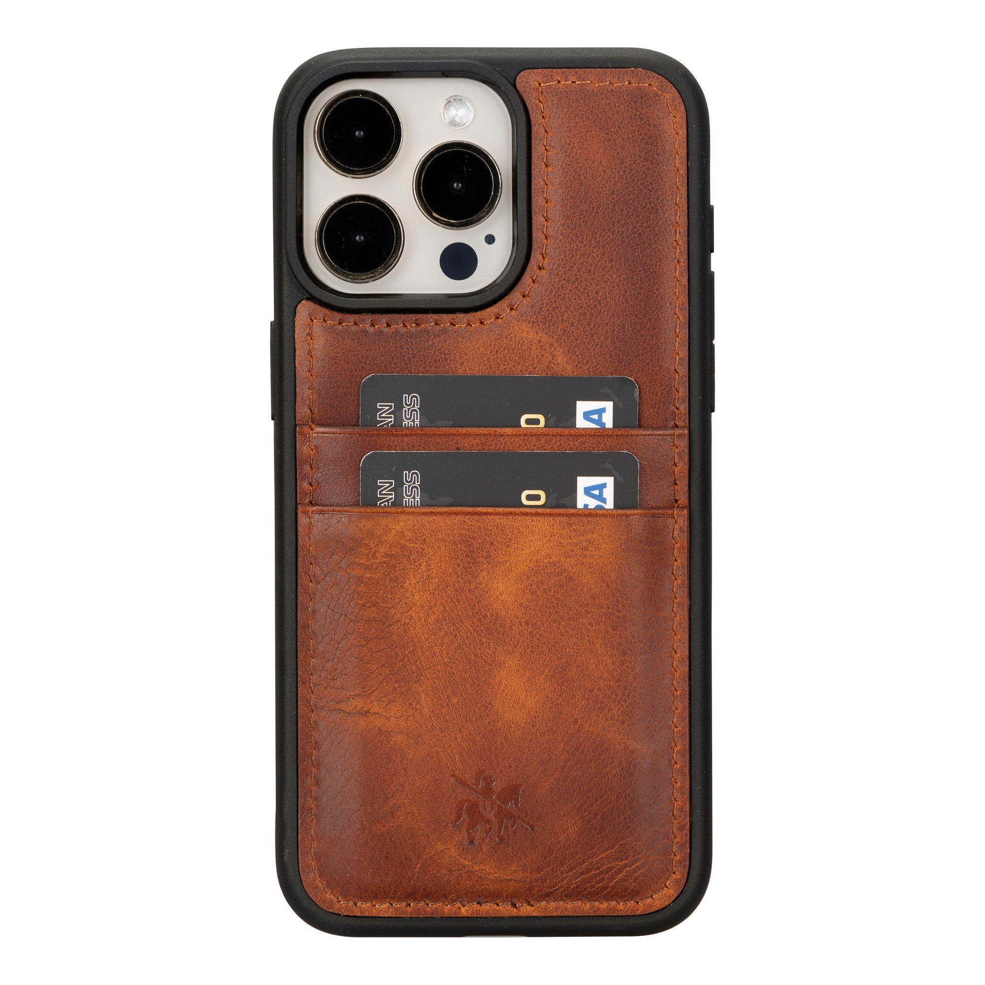 Capri Snap On Leather Wallet Case for iPhone 15 Pro Max