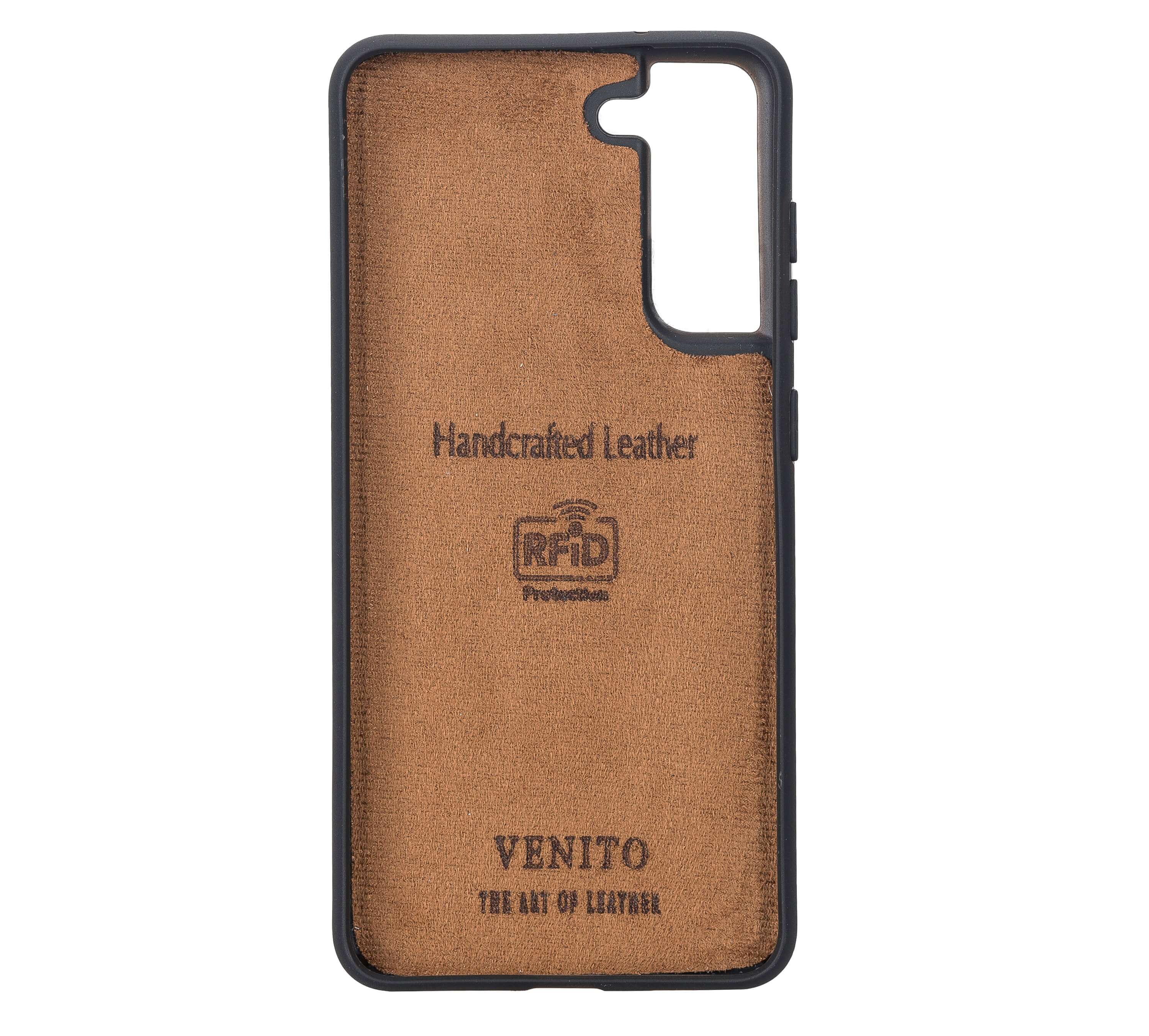 Capri Samsung Galaxy S21 FE Leather Snap-On Case with Card Holder - Venito  – Venito Leather