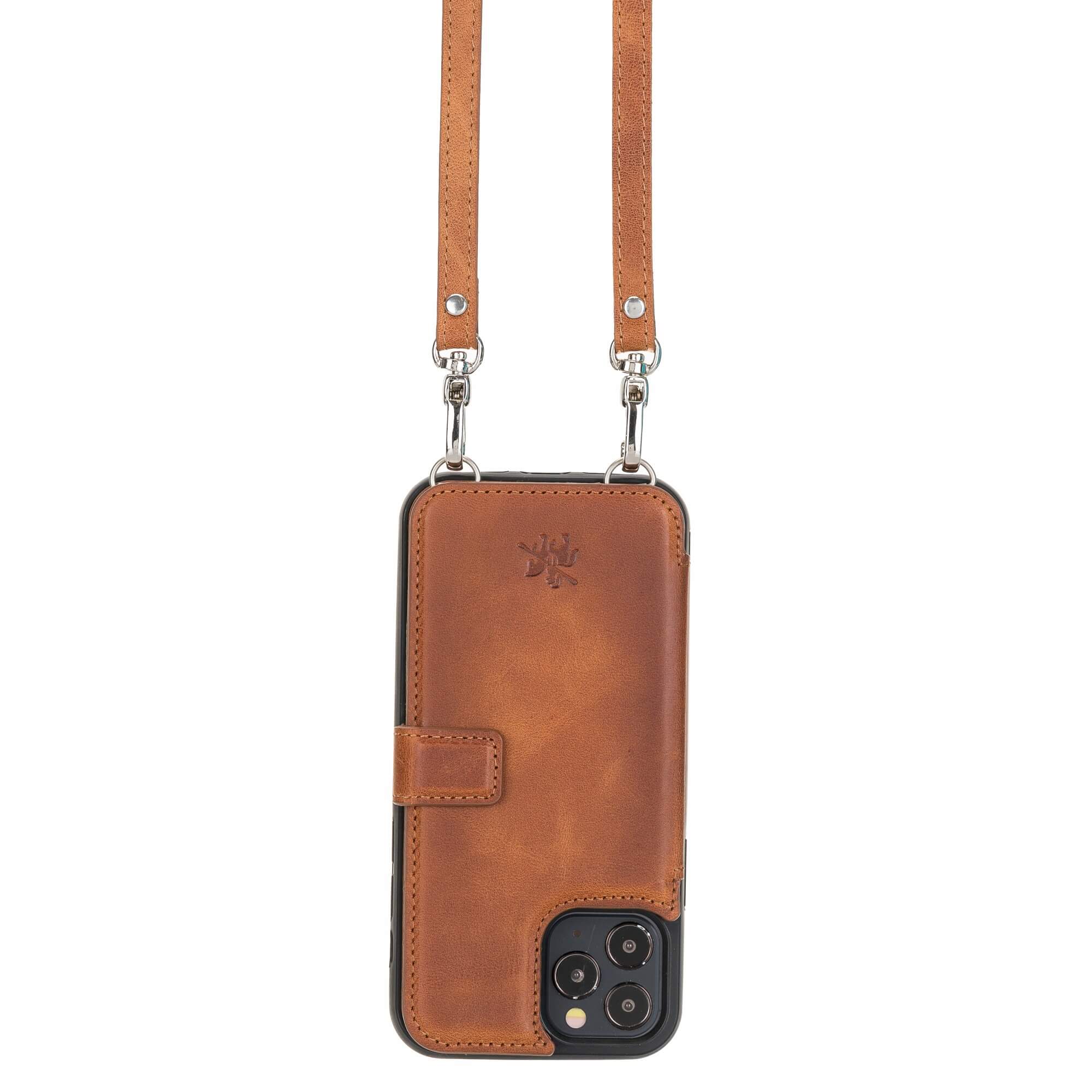 Leather Phone Pouch Leather Crossbody Phone Case Adjustable 