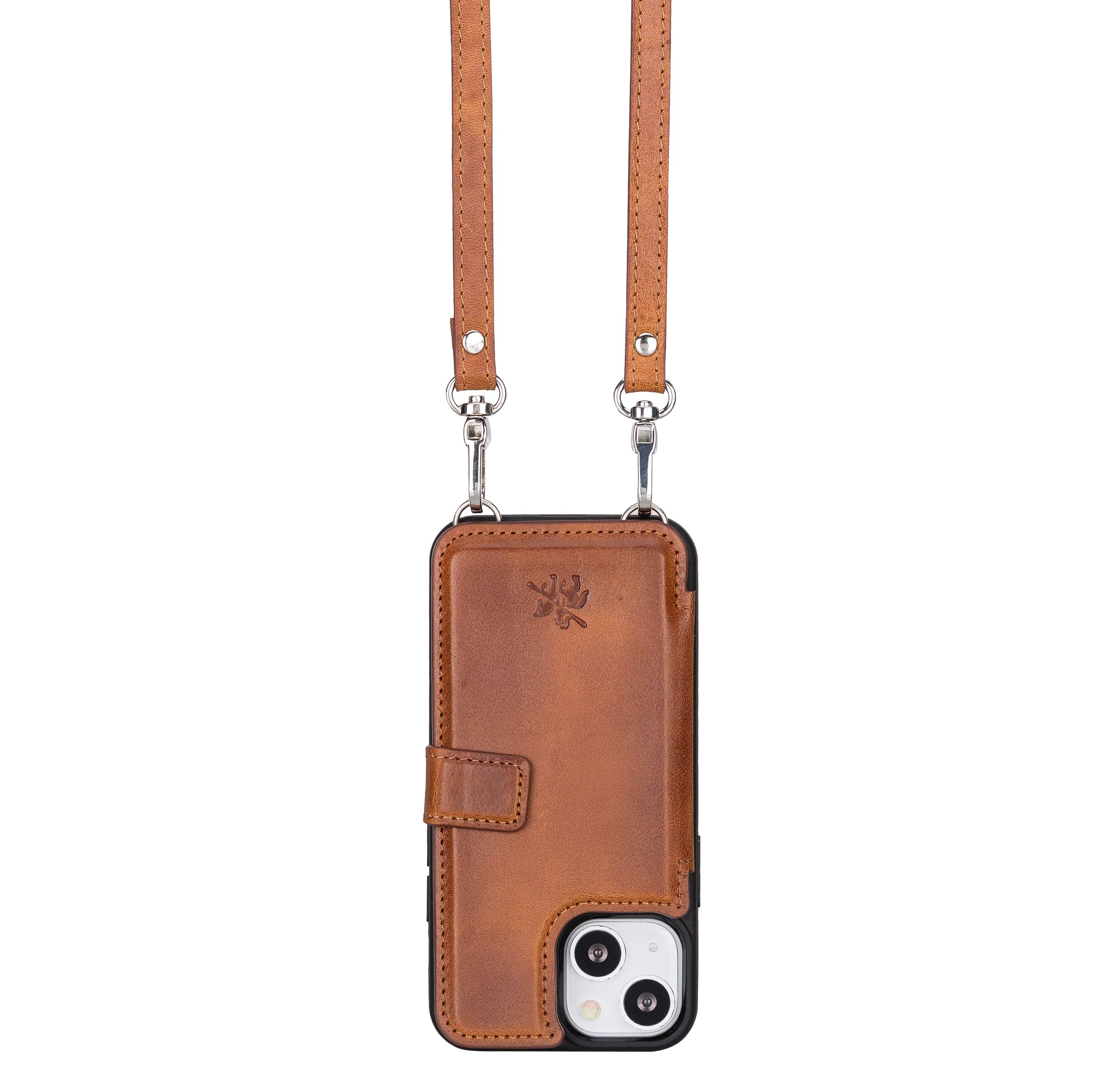 Small Leather Crossbody Phone Pouch – Rustico