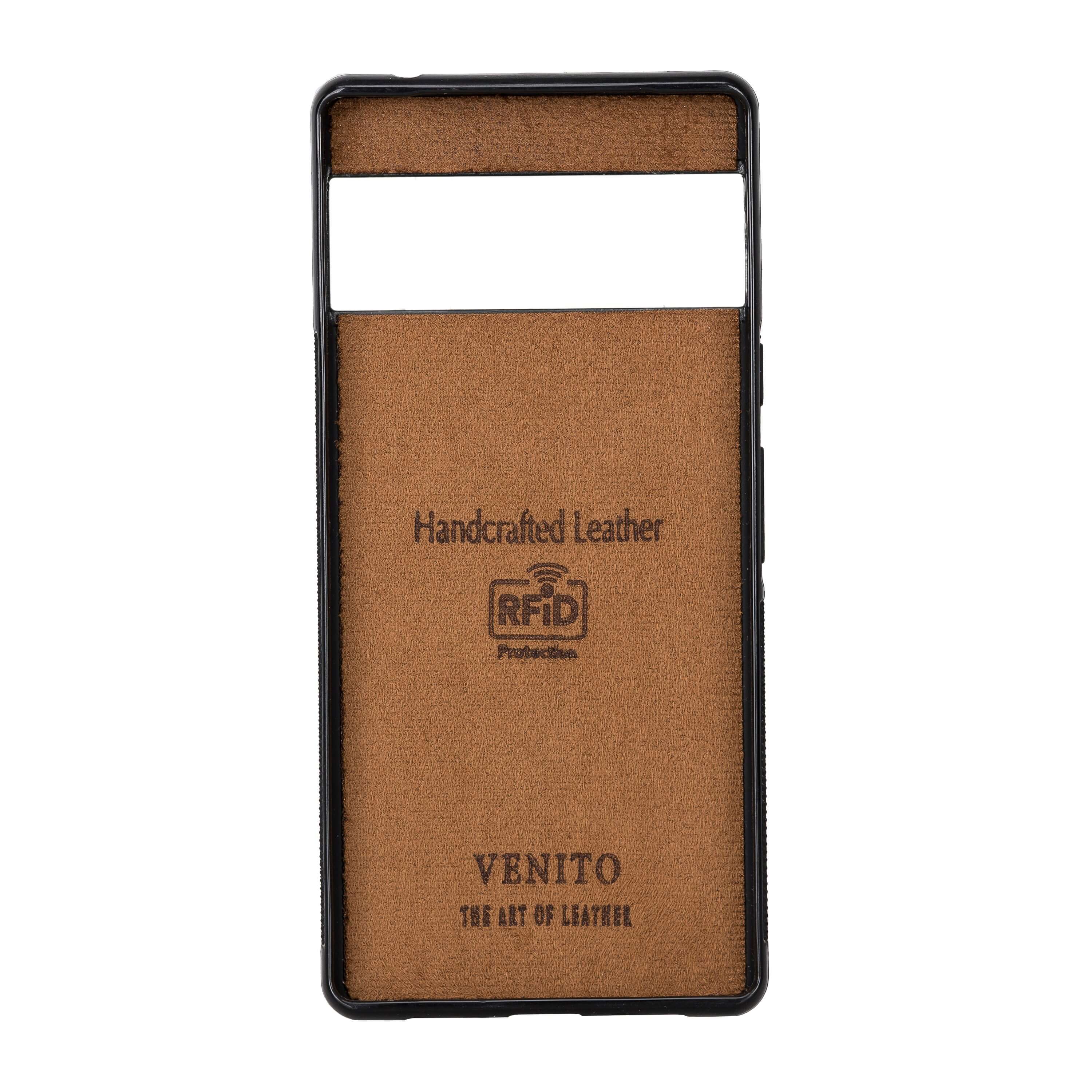 Venito Ravenna Slim Magic Leather Wallet Case for iPhone 13 Pro Coffee Brown