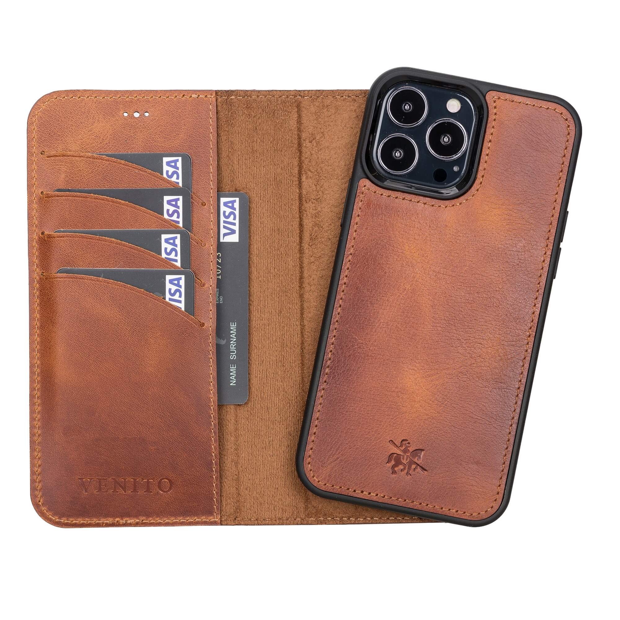 lv wallet case brown leather for iphone 13 pro max