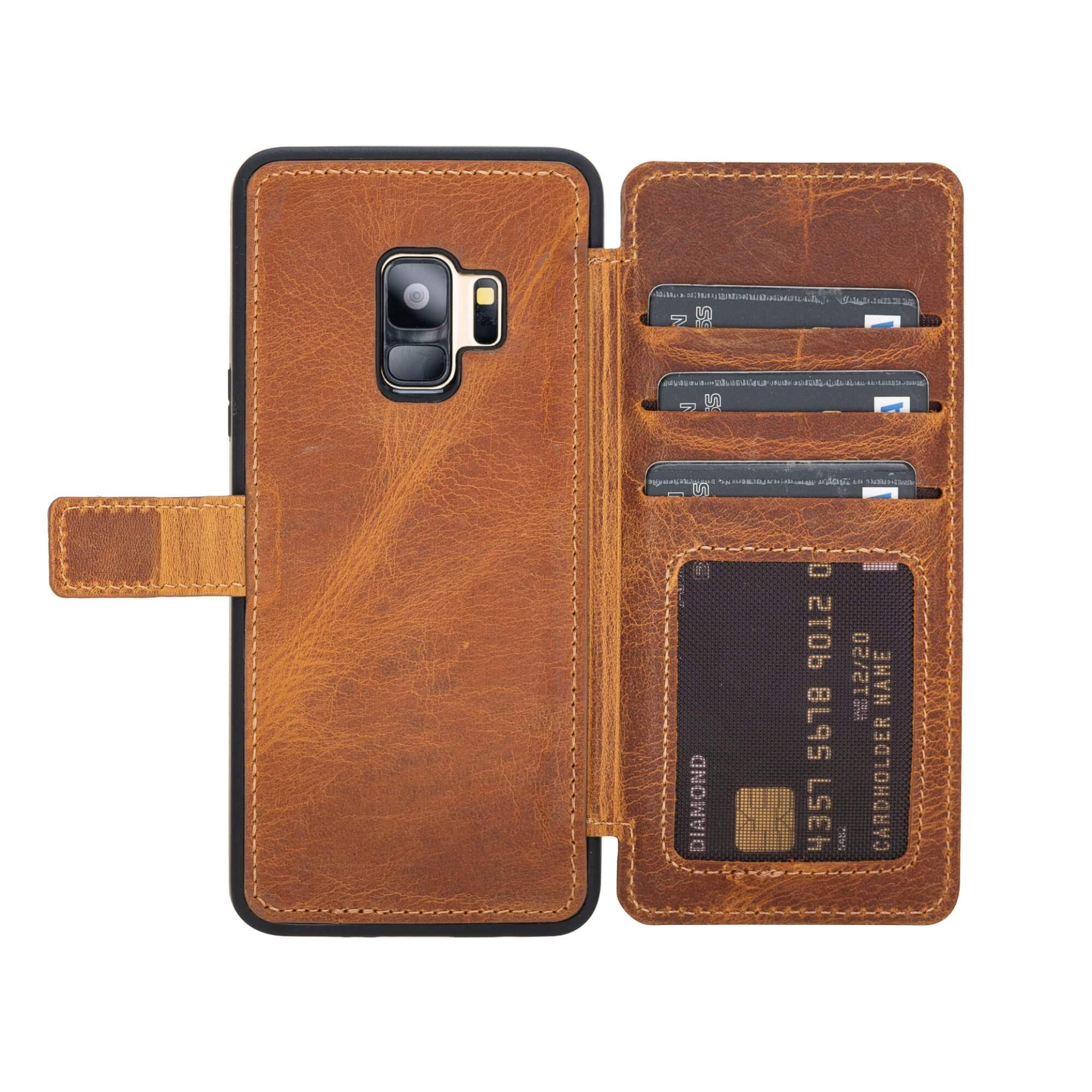 Verona Samsung Galaxy S9 Leather Flip-Back Wallet Case - Venito