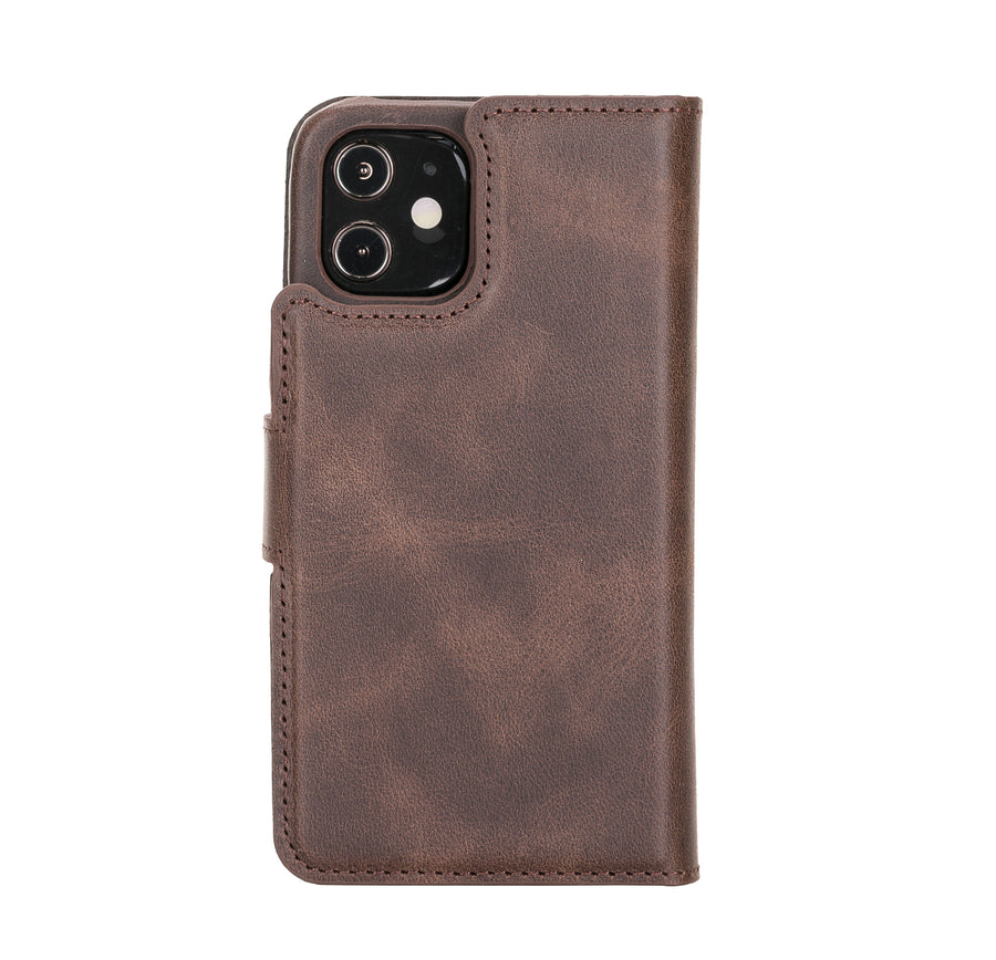 Florence RFID Blocking Leather Wallet Case for iPhone 12 Mini