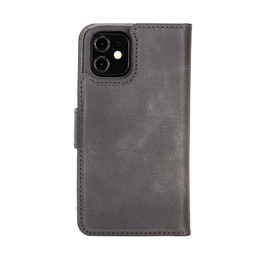 Florence RFID Blocking Leather Wallet Case for iPhone 12 Mini