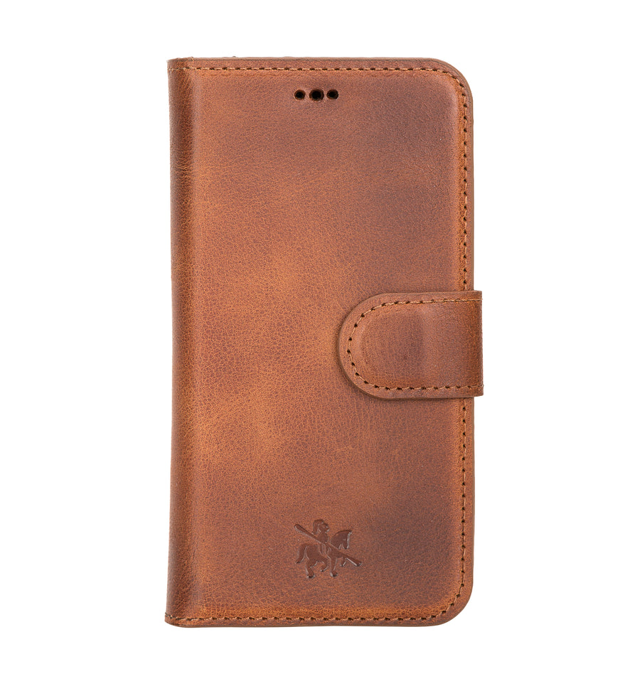 Florence RFID Blocking Leather Wallet Case for iPhone 12 Mini