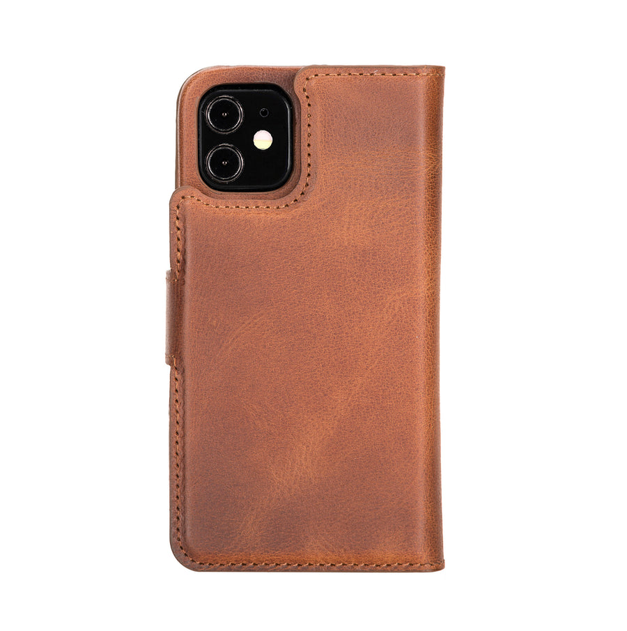 Florence RFID Blocking Leather Wallet Case for iPhone 12 Mini