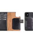 Florence RFID Blocking Leather Wallet Case for iPhone 12 Mini