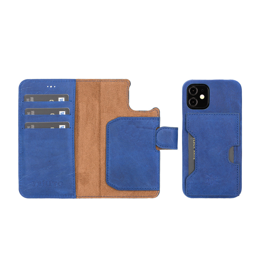 Florence RFID Blocking Leather Wallet Case for iPhone 12 Mini