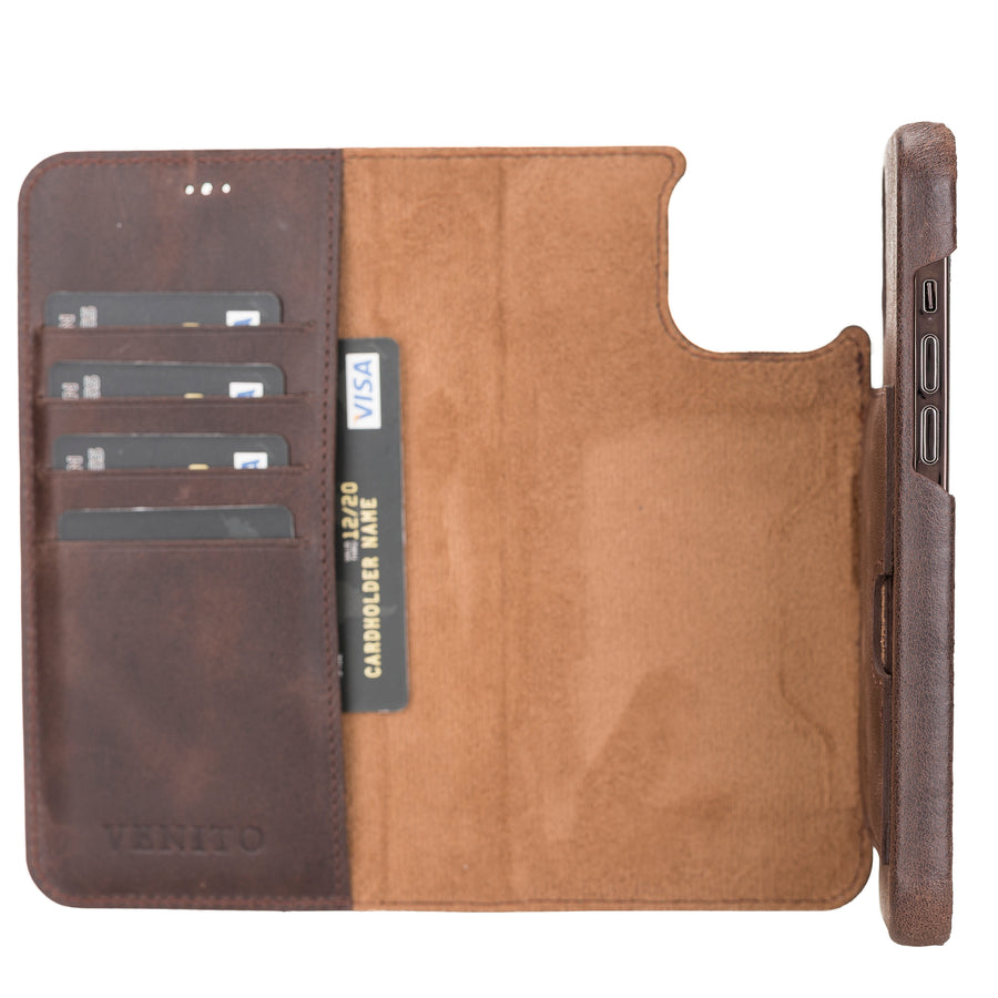 Florence RFID Blocking Leather Wallet Case for iPhone 12 Pro Max