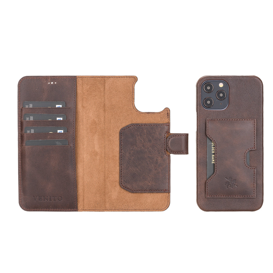 Florence RFID Blocking Leather Wallet Case for iPhone 12 Pro Max