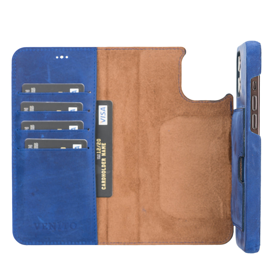 Florence RFID Blocking Leather Wallet Case for iPhone 12 Pro Max