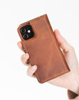 Florence RFID Blocking Leather Wallet Case for iPhone 12 Mini