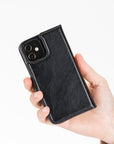 Florence RFID Blocking Leather Wallet Case for iPhone 12 Mini