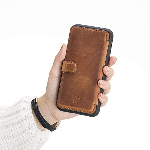 Verona RFID Blocking Leather Slim Wallet Case for iPhone 11