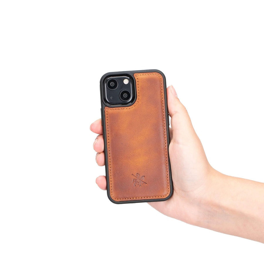 Lucca Snap On Leather Case for iPhone 13