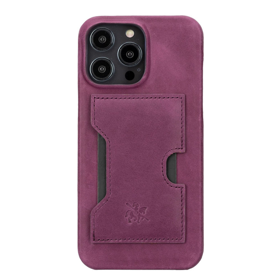 Funda tipo billetera de cuero con bloqueo RFID Florence para iPhone 14 Pro Max