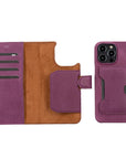 Funda tipo billetera de cuero con bloqueo RFID Florence para iPhone 14 Pro