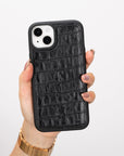 Lucca Snap On Leather Case for iPhone 15 Plus