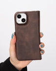 Florence RFID Blocking Leather Wallet Case for iPhone 15