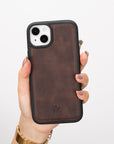 Lucca Snap On Leather Case for iPhone 15 Plus