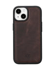 Funda de cuero Lucca Snap On para iPhone 15