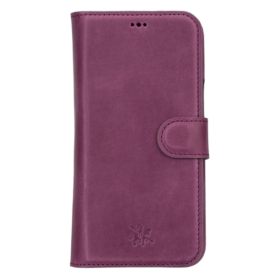 Funda tipo billetera de cuero con bloqueo RFID Florence para iPhone 14 Pro