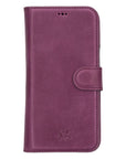 Funda tipo billetera de cuero con bloqueo RFID Florence para iPhone 14 Pro Max