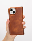 Florence RFID Blocking Leather Wallet Case for iPhone 15