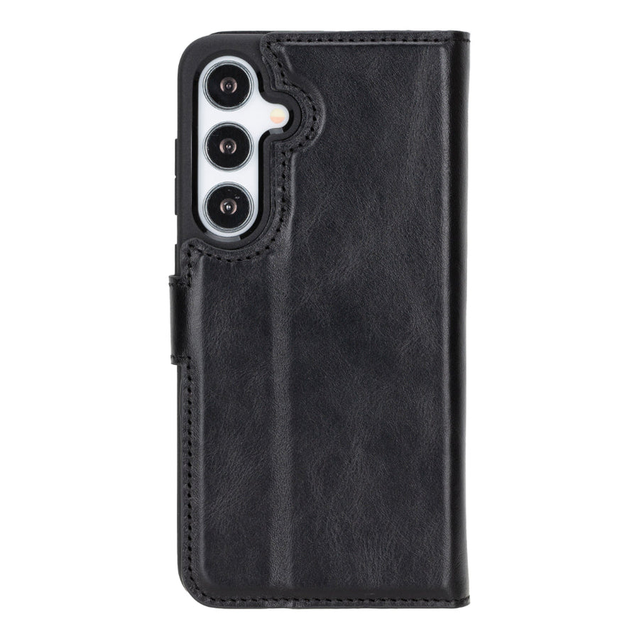 Magic Samsung Galaxy S25 Plus Detachable Leather Wallet Case