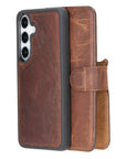 Magic Samsung Galaxy S25 Detachable Leather Wallet Case