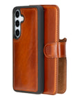 Magic Samsung Galaxy S25 Detachable Leather Wallet Case