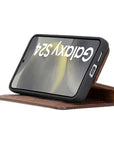 Magic Samsung Galaxy S25 Detachable Leather Wallet Case