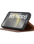 Magic Samsung Galaxy S25 Plus Detachable Leather Wallet Case