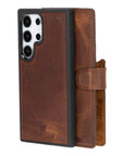 Magic Samsung Galaxy S25 Ultra Detachable Leather Wallet Case