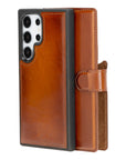 Magic Samsung Galaxy S25 Ultra Detachable Leather Wallet Case