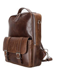 Sicily Unisex 14" Leather Laptop Backpack