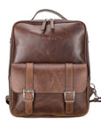 Sicily Unisex 14" Leather Laptop Backpack