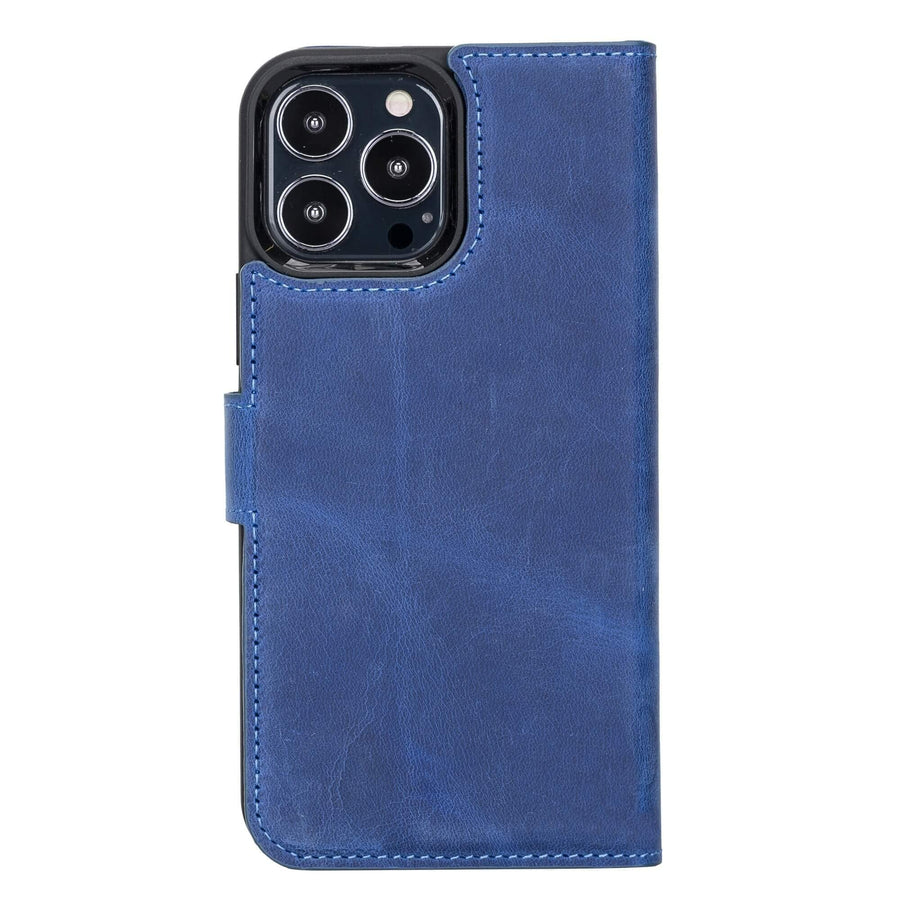 Funda tipo cartera de cuero desmontable con bloqueo RFID Ravenna para iPhone 13 Pro Max