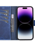 Funda tipo billetera de cuero desmontable con bloqueo RFID Ravenna para iPhone 14 Pro