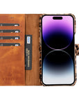 Florence RFID Blocking Leather Wallet Case for iPhone 15