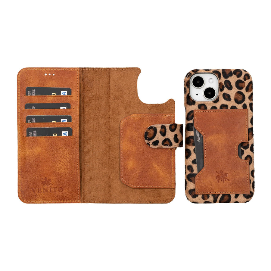 Florence RFID Blocking Leather Wallet Case for iPhone 15