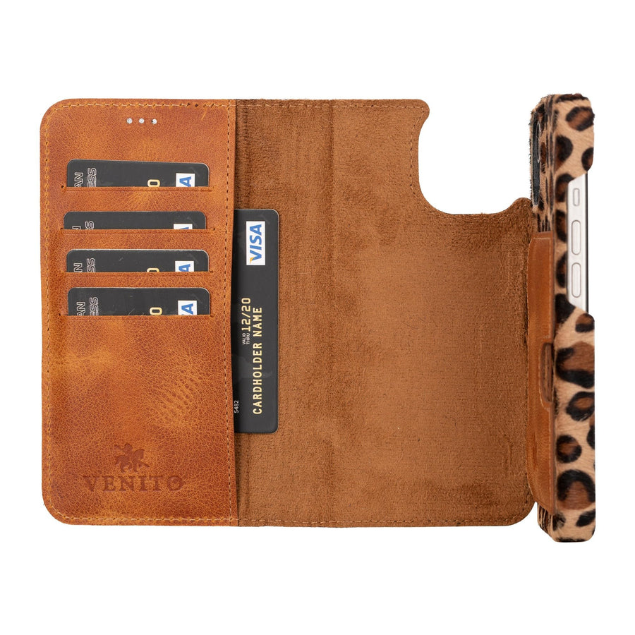 Florence RFID Blocking Leather Wallet Case for iPhone 15