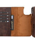 Florence RFID Blocking Leather Wallet Case for iPhone 15