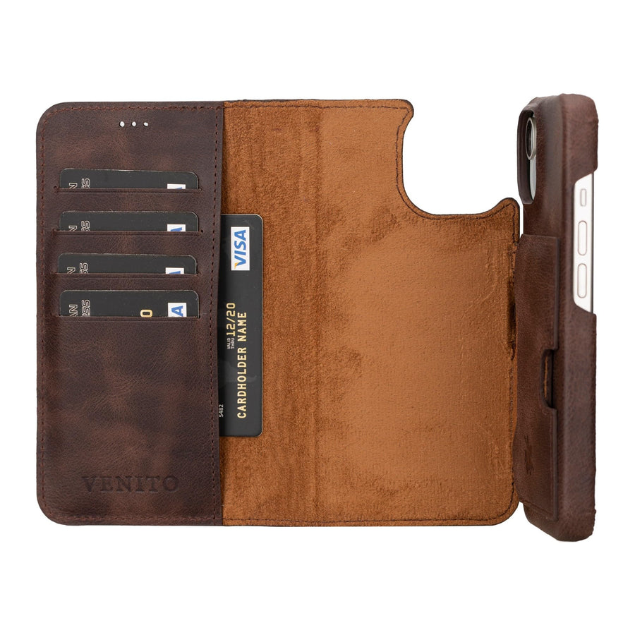 Florence RFID Blocking Leather Wallet Case for iPhone 15