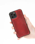 Funda de cuero Lucca Snap On para iPhone 13 Pro