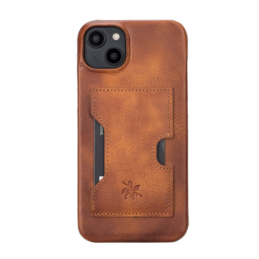 Funda tipo billetera de cuero con bloqueo RFID Florence para iPhone 14 Plus