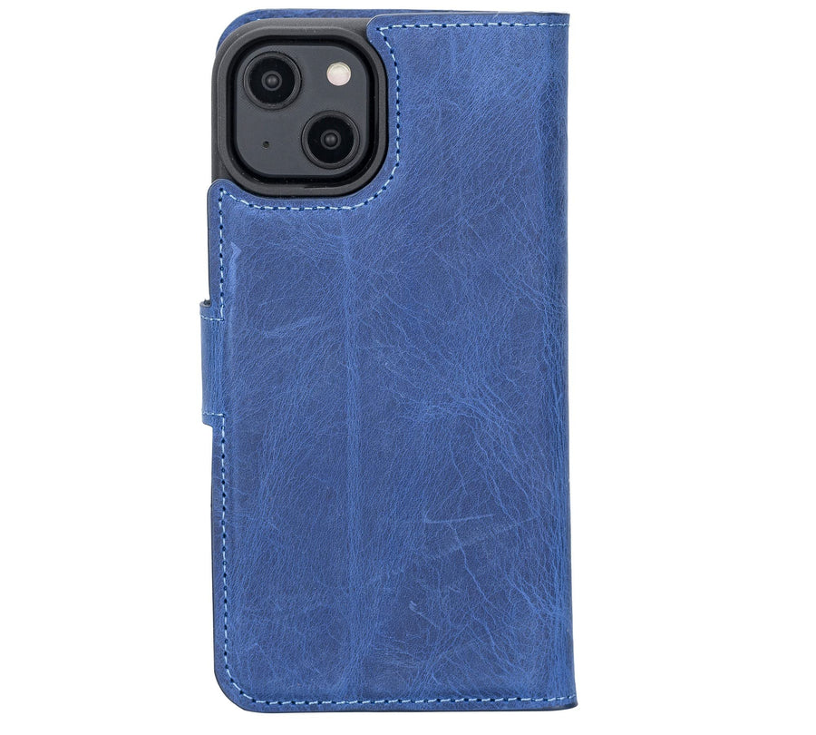 Funda tipo billetera de cuero desmontable con bloqueo RFID Ravenna para iPhone 14