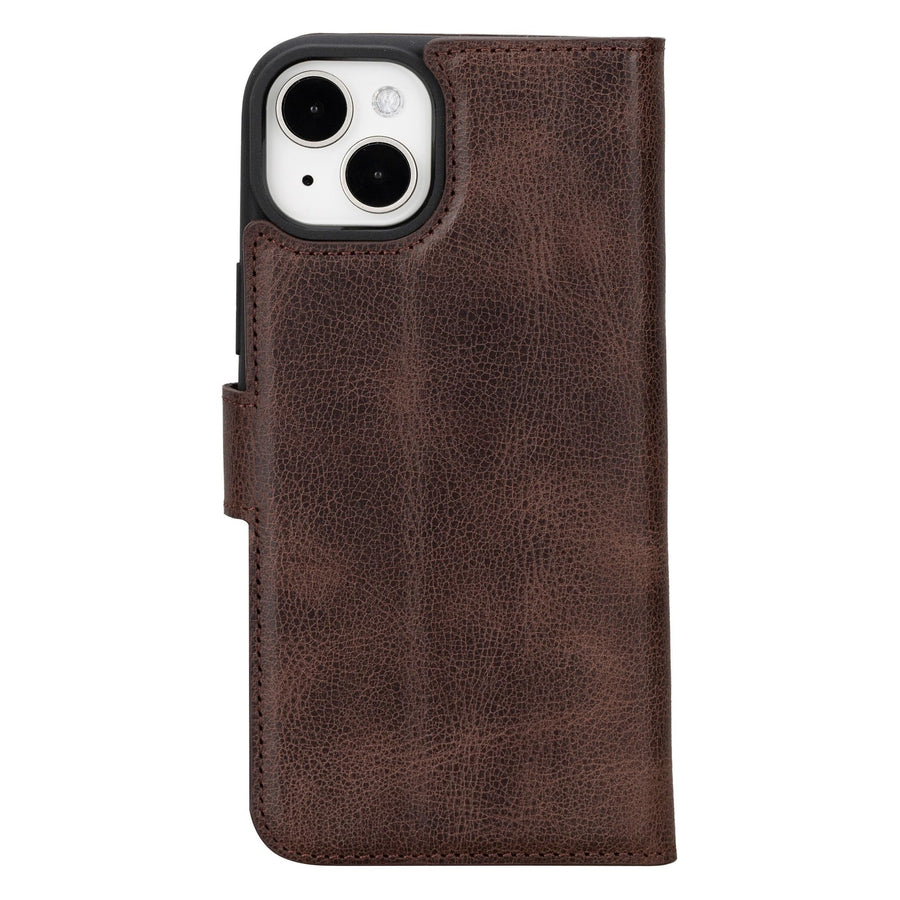 Funda tipo billetera de cuero desmontable con bloqueo RFID Ravenna para iPhone 15 Plus