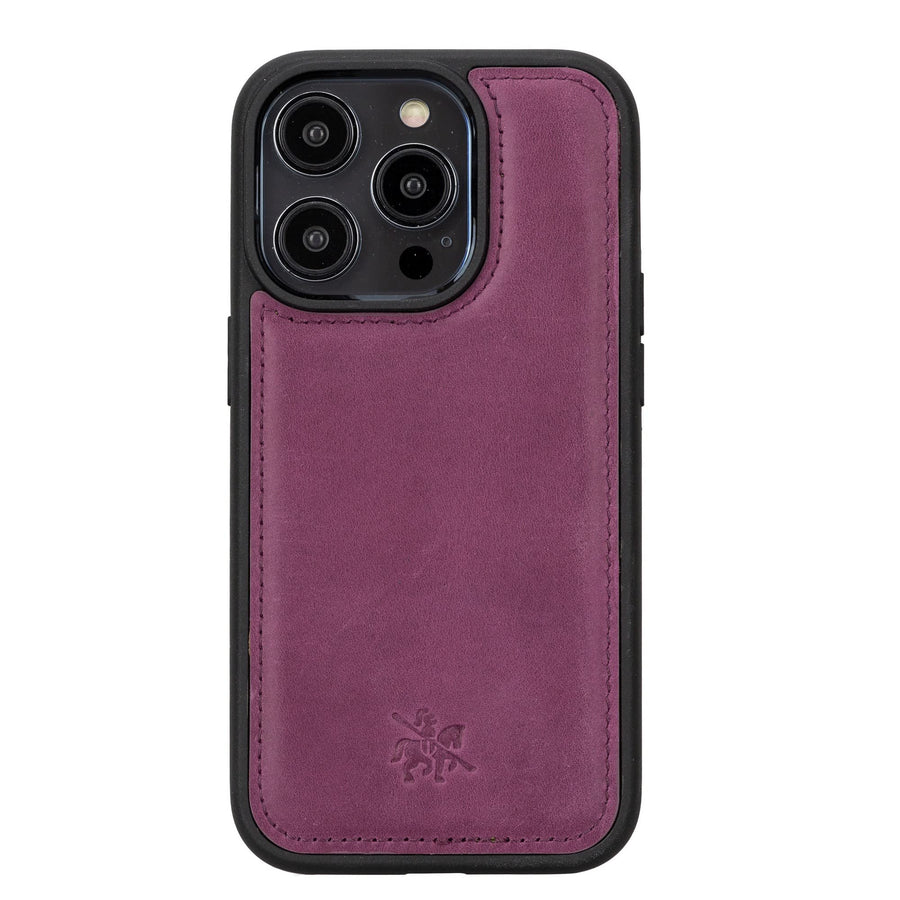 Funda de cuero Lucca Snap On para iPhone 14 Pro Max